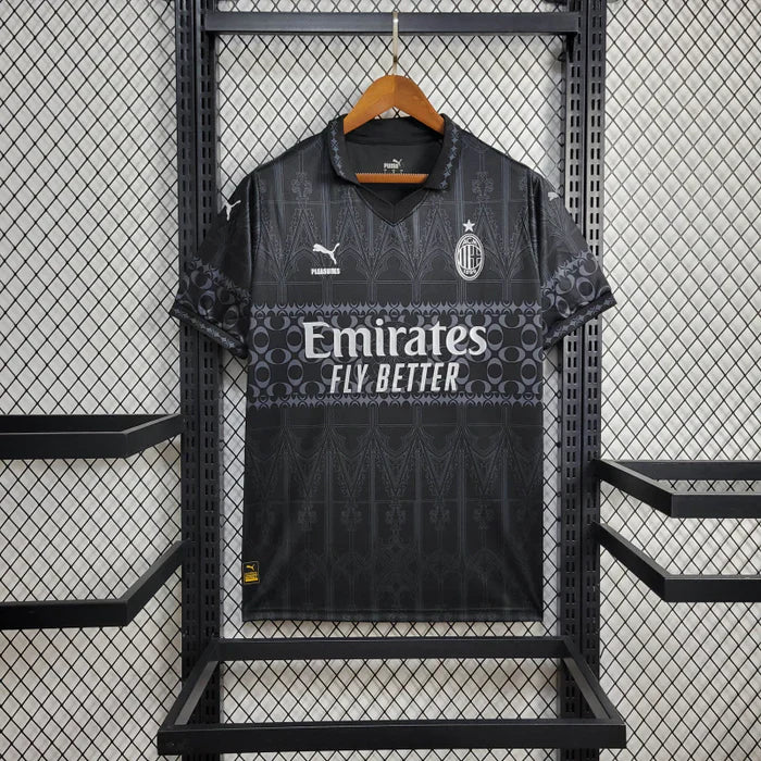 Maillot AC Milan Édition Collaboration x Pleasures 2023/2024 Black