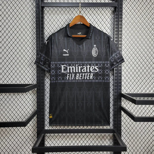 Maillot AC Milan Édition Collaboration x Pleasures 2023/2024 Black